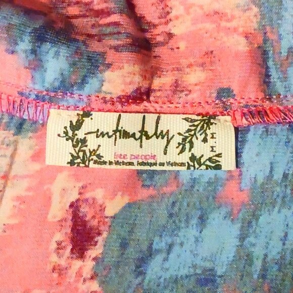 NEW Intimately FP First Date Print Sleeveless‎ Maxi Dress in Sweet Pink Combo, M - Picture 11 of 16